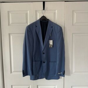 NWT 42L Geoffrey Beene Navy Sport Coat with Classic Tailoring